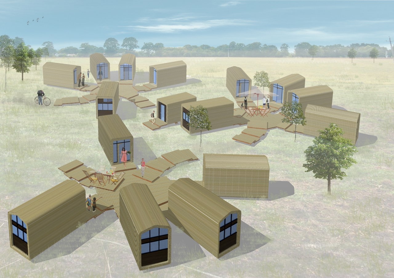Deux premiers prototypes pour Mugi, le nouveau village modulaire, itinérant et autonome pour les saisonniers